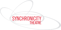 Synchronicity Theatre logo, with the venue name inside three interweaving ovals